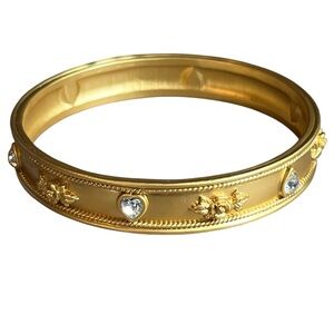 Vintage LIKE NEW Elizabeth Taylor for Avon gold "Love Blooms" Bracelet